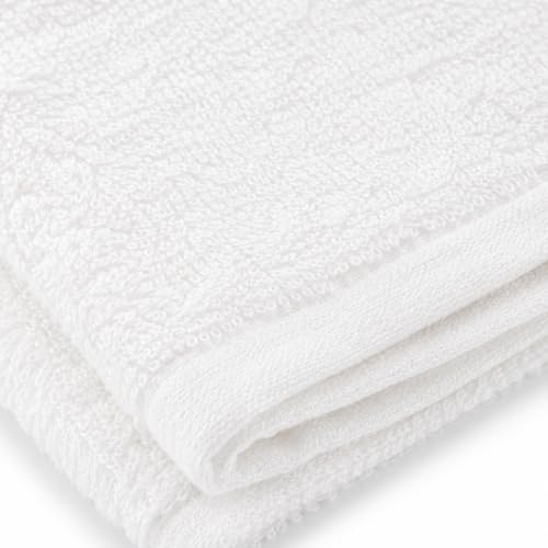 White Cotton Bar Mop Dish Cloths 12 x 12 in, 18 Pack
