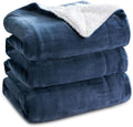 Bedsure GentleSoft Sherpa Fleece Blanket Queen Size for Bed