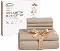 Full XL Sheet Set 1000 Thread Count 100% Cotton, 6 Piece Hotel Bedding