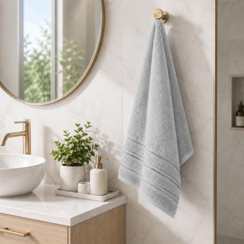 100% Cotton Bath Towel Set Pack of 6|500 GSM|Soft Large Bath