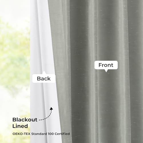 HPD Half Price Drapes Blackout Curtains for Bedroom Vintage Textured