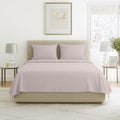 Brushed Microfiber Sheet Set-4 Piece Bed Linens-Fitted & Flat Sheets