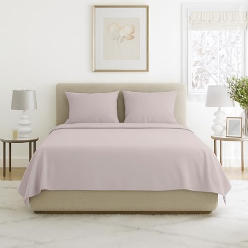 Brushed Microfiber Sheet Set-4 Piece Bed Linens-Fitted & Flat Sheets