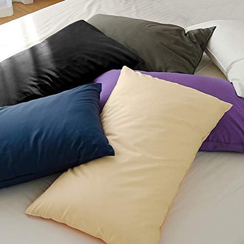 FLXXIE 6 Pack Microfiber Queen Pillowcases, Envelope Closure, Navy