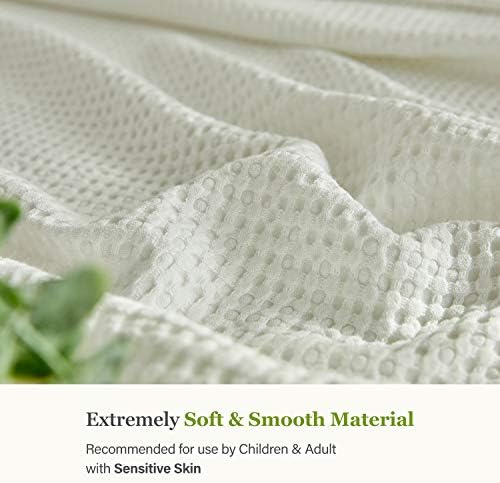 MHD l Modal Waffle Blanket: Breathable Lightweight Soft Blanket