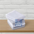Clorox Kitchen 4 Towel Set - 100% Cotton Quick Dry Soft Absorbent