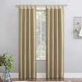 Living Room Polyester Blend Curtains Home Decorative Tab Top Curtains