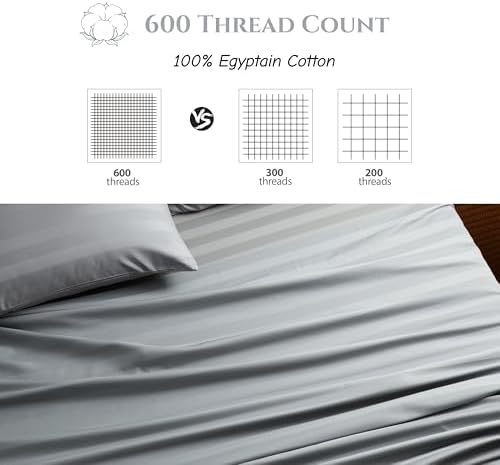 Cotton Flat Sheets Only, 600 TC 100% Cotton Flat Sheet Top Sheet Only