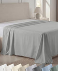 California Design Den Luxury 600 Thread Count King Flat Sheet, Light