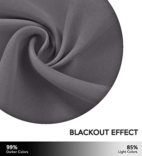 Double Pinch Pleated Blackout Curtains for Bedroom and Living Room