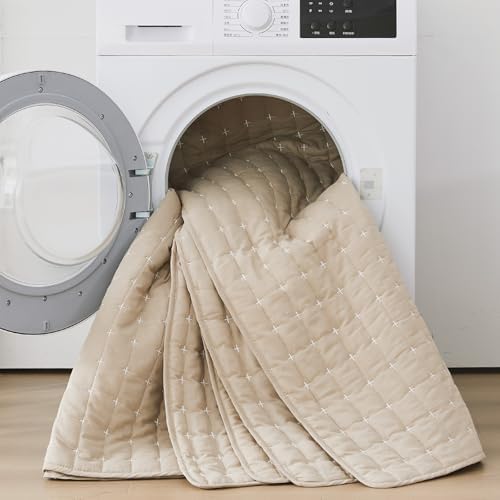 ENJOHOS 100% Cotton Oversized King Quilt, California King Bedspread