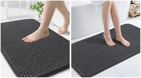 Arotive Luxury Chenille Bathroom Rugs Set, Ultra Soft and Absorbent