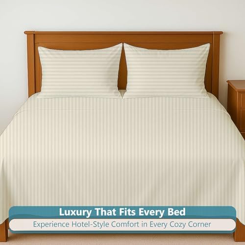 Ready To Rest 5 Piece Split King Sheets, Premium Egyptian Cotton