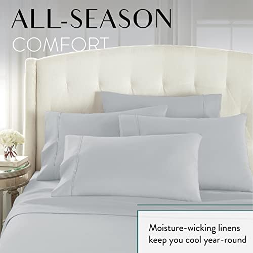 Danjor Linens Bed Sheet Set King Size for Hot Sleepers, Hotel Premium