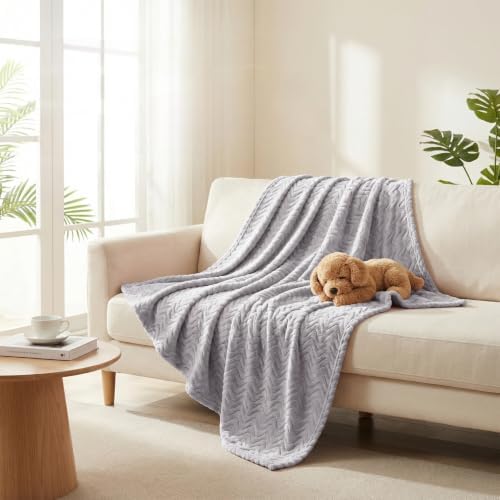 Exclusivo Mezcla Soft Fleece Blanket King Size for Bed, Sofa, Light