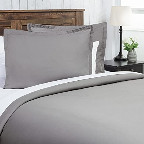 Chanasya Premium Solid Duvet Cover Set - Duvet Cover (104” x 90”) & 2