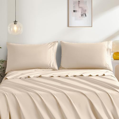 Taupe King Size Pillow Cases Set of 2,Microfiber,20"X36" Pillow Covers