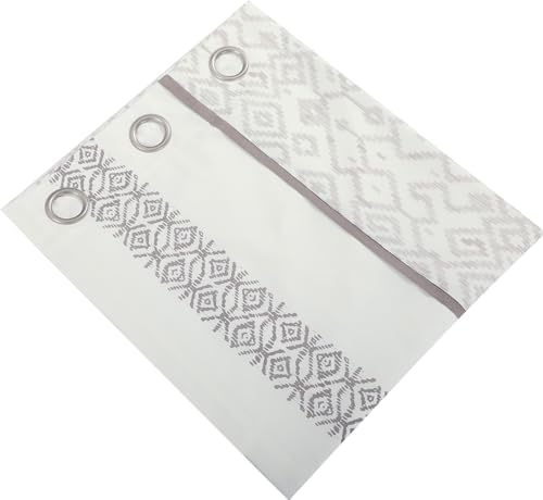 Grand Avenue Taupe Curtain, Grommet Light Filtering Window Curtains