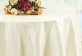 90 Inch Round Pintuck Seamless Taffeta Tablecloths Table Cover Linens