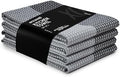 Encasa XO Kitchen Towels, Absorbent Dish Cloths 28"x18" Grey