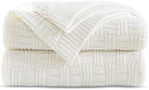 Cable Knit Throw Blanket for Couch Sofa Car Home Decor 51 x 70in