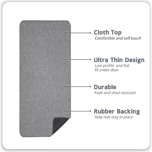 Bosap Bath Mat,Ultra Thin Bathroom Runner Rugs,Large Bath Mats for