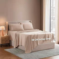Nestl Extra Deep King Sheet Set - 6 Piece Breathable & Cooling Sheets