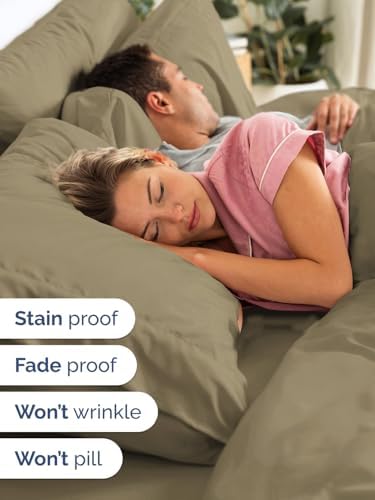 CGK Extra Deep Full Sheet Set - 6pc Cooling Sheets - Khaki