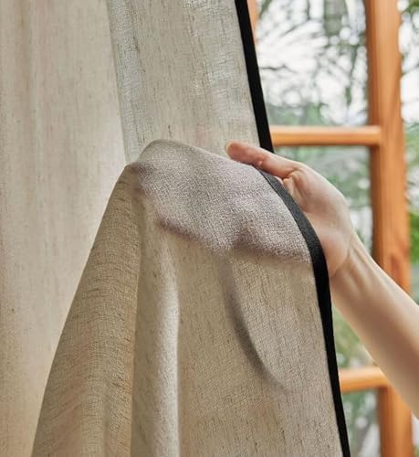 Sheer Drapes 108 Inches Long 2 Panels, Sheer Bedroom Curtains Grommet