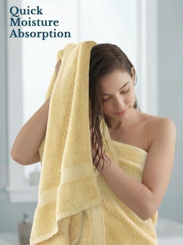 Utopia Towels 4 Pack Premium Bath Towels, 27x54 in, 600 GSM Cotton