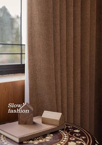 Blackout Curtains 84 Inch Length, Bedroom Darkening Curtains 2 Panels