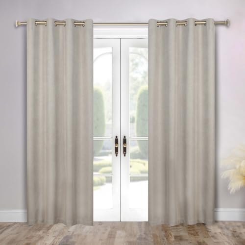 SUPERIOR Neal 100% Blackout Curtains - Textured Design - 52" x 84"