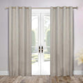 SUPERIOR Neal 100% Blackout Curtains - Textured Design - 52" x 84"