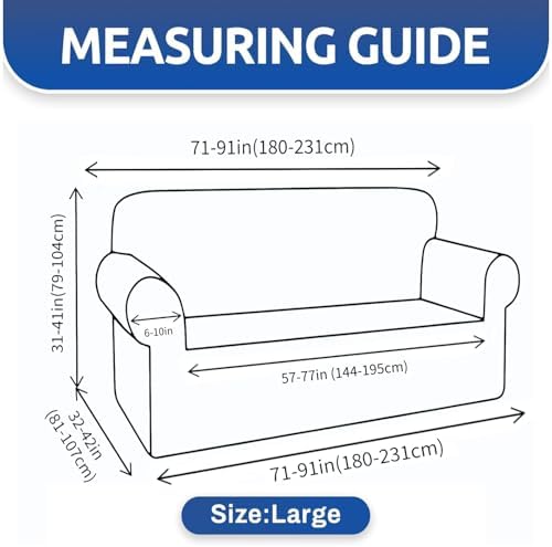 YEMYHOM Couch Cover Latest Jacquard Design High Stretch Sofa Covers