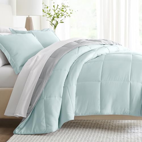 Linen Market Reversible Twin Comforter Set (2 Piece) - Bring Luxury