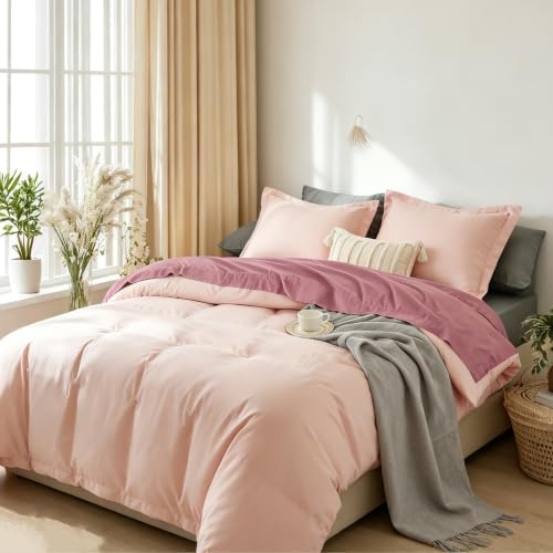 Mohap 1 Duvet Cover with 2 Pillow Shams Full Size for All Seasons