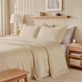 Simple&Opulence 100% Egyptian Cotton Duvet Cover Set 400 Thread Count