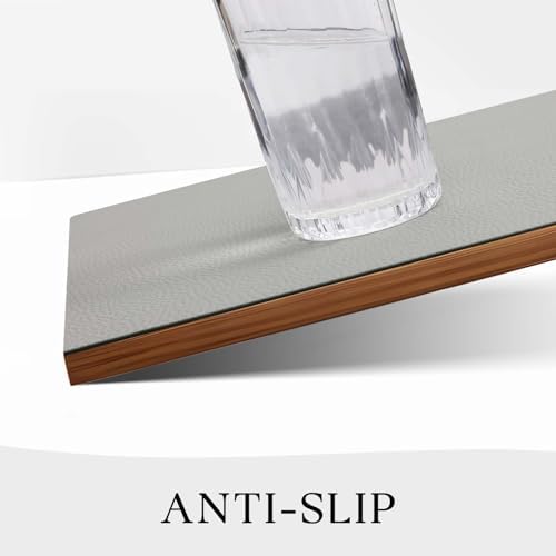 MOSAYT Vinyl Placemats Set of 8, Heat Resistant Place Mats 100%