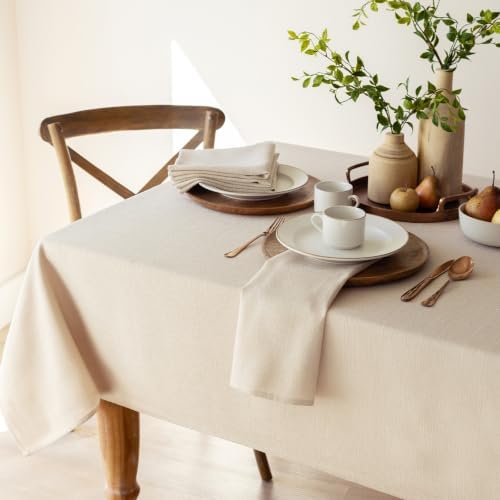 Benson Mills Almeria Textured Tablecloth