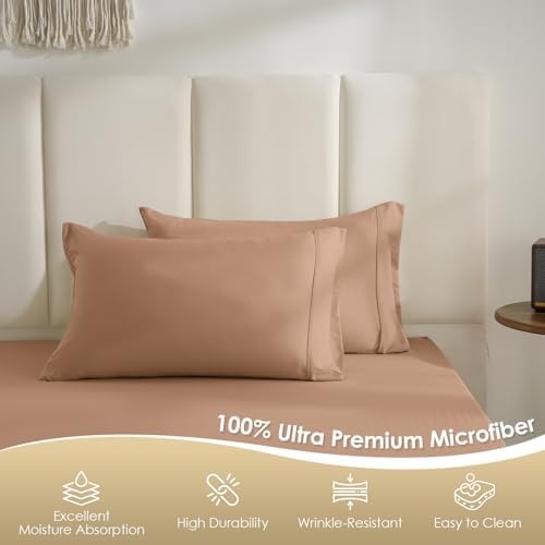 Full Sheet Set - Hotel Luxury 4 Piece Breathable and Cooling Sheets