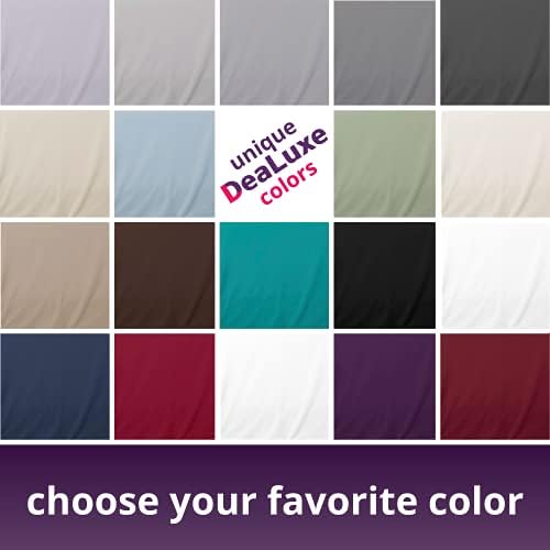 DeaLuxe Cal King Fitted Sheet Only Deep Pocket - 17in - 21in Inch +