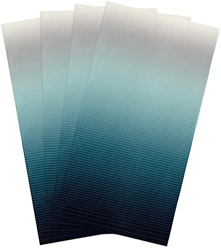 Cotton Kitchen Towels Grey Gradient Stripe Kitchen Dish Cloths, Ultra