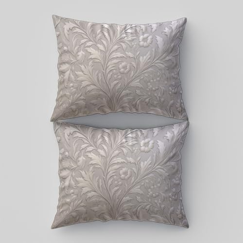Duvet Cover King Microfiber - Reversible Exquisite Forest Leaves