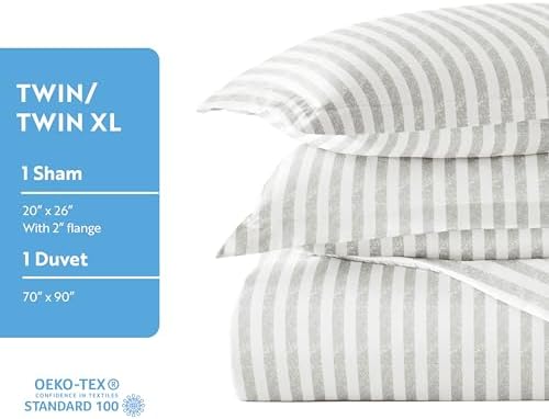 Linen Market Twin Duvet Cover for Twin (Light Gray) - Experience