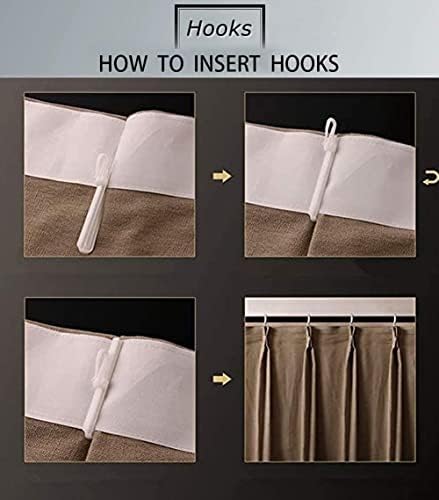 Rock Gray Full Blackout Pinch Pleated Curtains 50 x 84 Inches Long, 1
