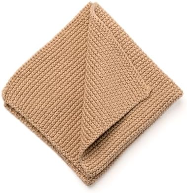 100% Cotton Knitted Dish Cloth, Ultra Soft Absorbent Quick Drying, 10
