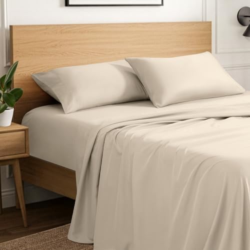 Ivy Union Microfiber Sheet Set (Full, Sand)