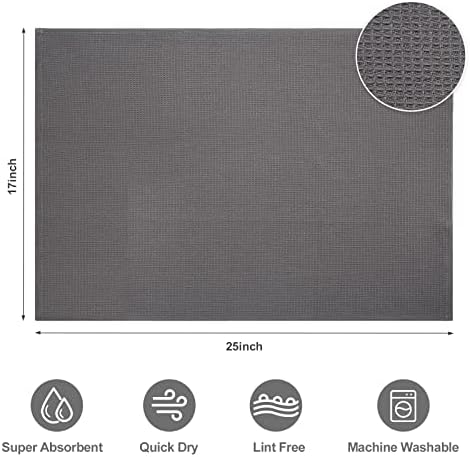 PY HOME & SPORTS 8 Pack Cotton Waffle Weave Kitchen Towels 17 x 25