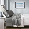 Madison Park 1000 TC Cotton Blend Sheet Set, King Size, Charcoal
