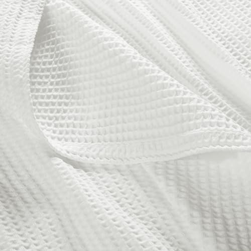 The Farmhouse by Rachel Ashwell Cotton Waffle White King Blanket